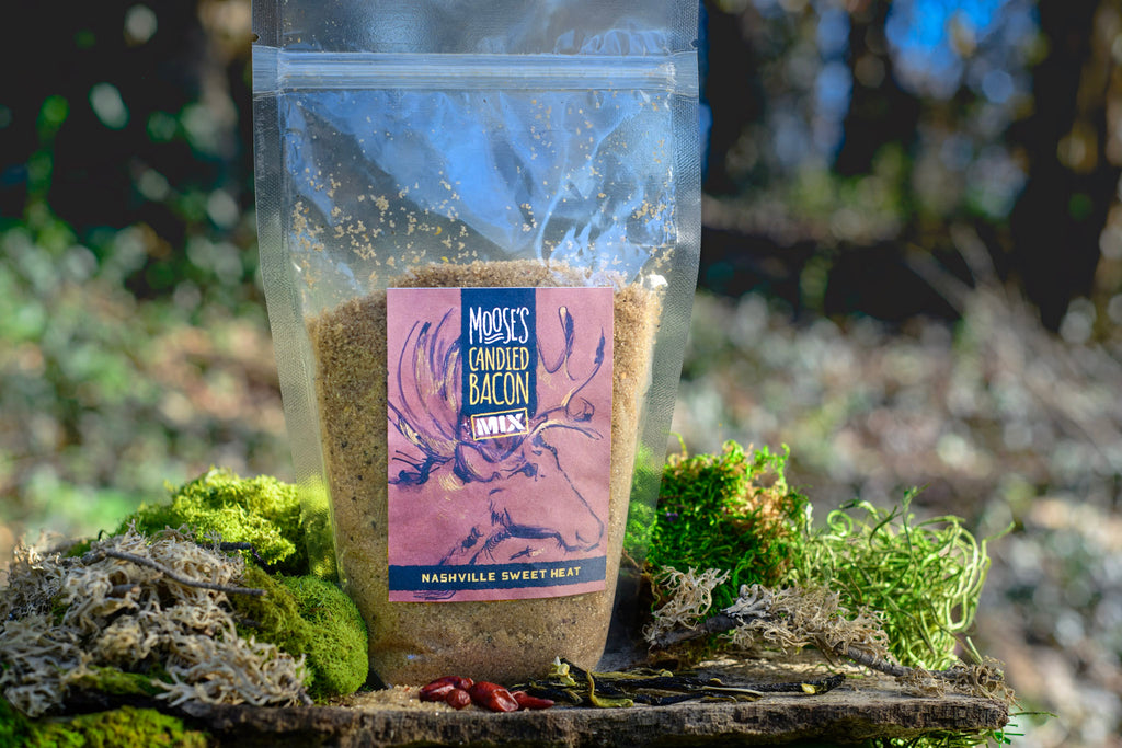 Moose’s Candied Bacon Mix at moosescandiedbacon.com