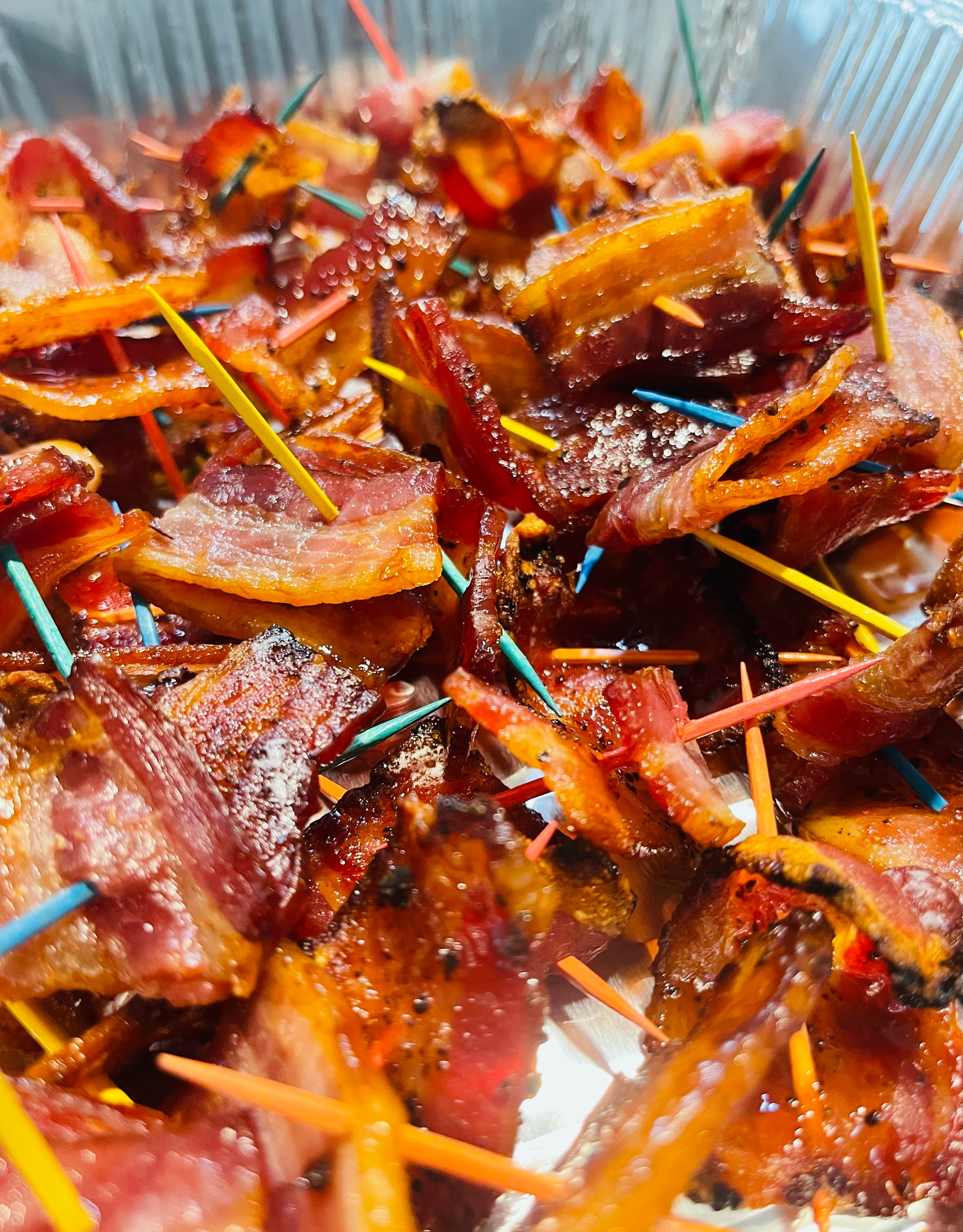 Candied Bacon available at at moosescandiedbacon.com